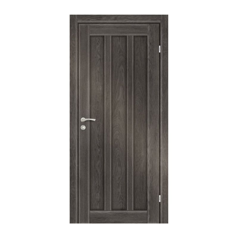 Полотно дверное Olovi Колорадо, глухое, дуб графит, б/п, б/ф (600х2000х35 мм), цена р. за шт.