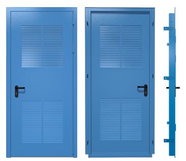 Двери Гладиум EI60 с вентиляционными решётками