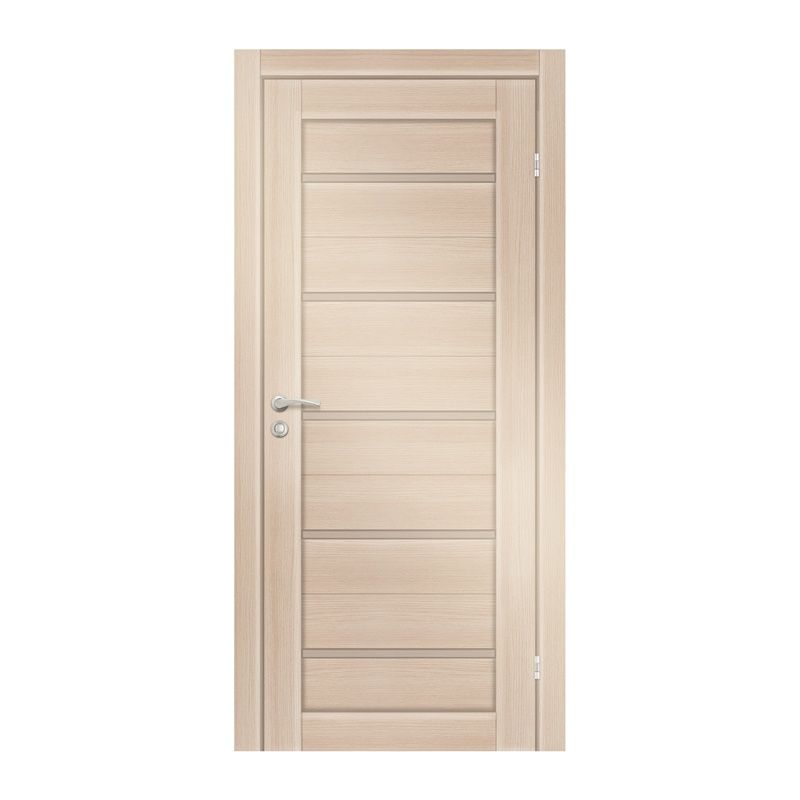 Полотно дверное Olovi, Техас, глухое 900х2000х35 мм, бел. дуб, б/п, б/ф, цена р. за шт.
