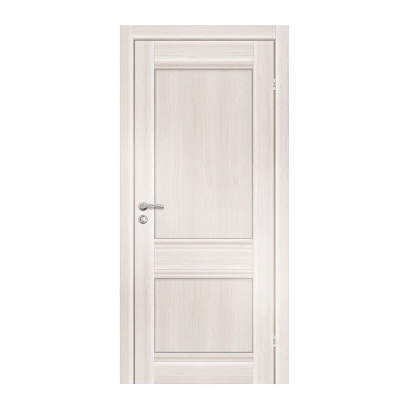 Полотно дверное Olovi, Невада, стекло 900х2000х35 мм, дуб белый, б/п, б/ф, цена р. за шт.