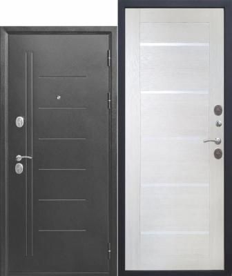Входная дверь ISOTERMA серебро Лиственница беж 11 см