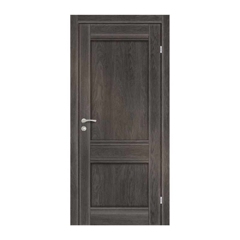 Полотно дверное Olovi Невада, глухое, дуб графит, б/п, б/ф (600х2000х35 мм), цена р. за шт.