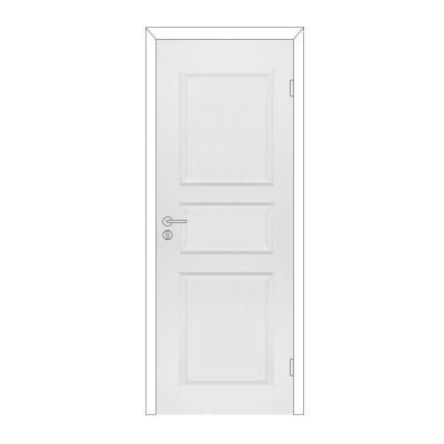 Полотно дверное Олови Каспиан М10х21 Белое крашенное, филенчатое, глухое