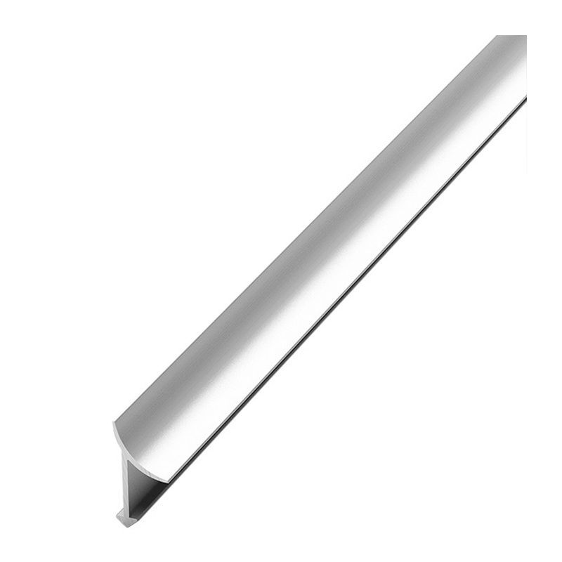 Уголок под плитку, анод. алюм., серебро, 7-10 мм