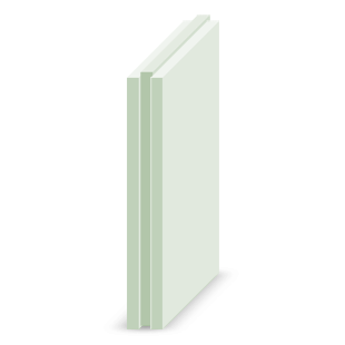 Пазогребневая плита влагостойкая 667x500x80