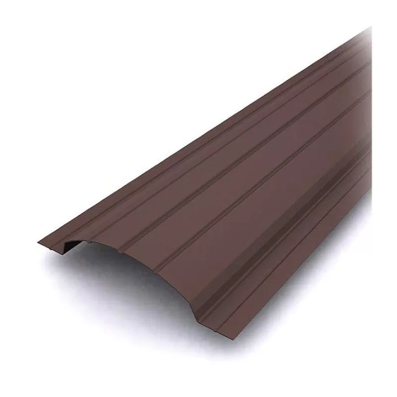 Евроштакетник металл. односторонний Шторм, (RAL 8017) коричневый шоколад, 110х1800х0,4 мм