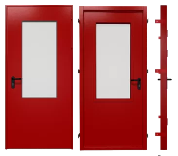 Однопольные остекленные Двери Гладиум EI60 до 25% без наличника, цена 