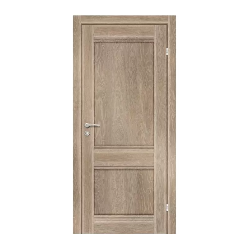 Полотно дверное Olovi Невада, глухое, дуб шале, б/п, б/ф (600х2000х35 мм), цена р. за шт.