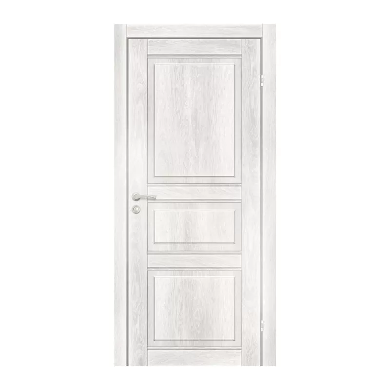 Полотно дверное Olovi Вермонт, глухое, дуб снежный, б/п, б/ф (800х2000х34 мм), цена р. за шт.