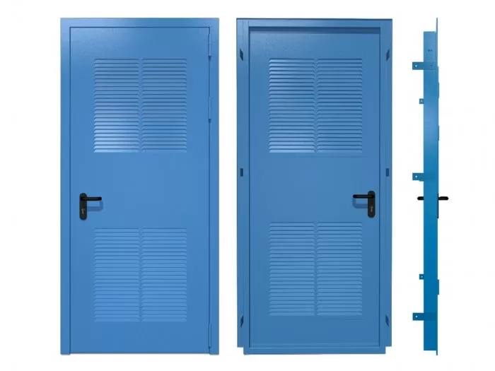 Двери Гладиум технические нестандартные с вентиляционными решётками, цена 