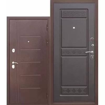 Входная дверь Троя медный антик Венге 10 см