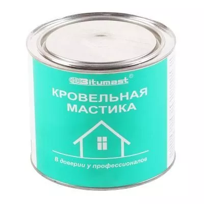 Мастика кровельная Битумаст, металлическое ведро, 2 л