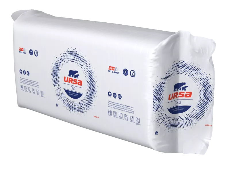 Утеплитель Ursa Geo П-30 1250x600x50мм Утеплитель Ursa Geo П-30 1250x600x50мм