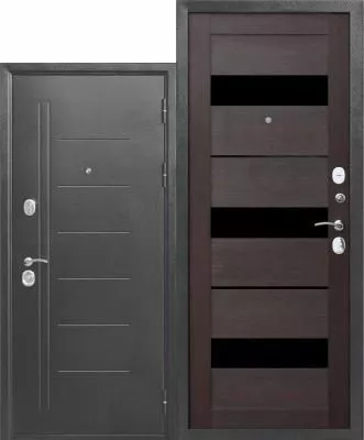 Входная дверь Троя Серебро Темный кипарис Царга 10 см Входная дверь Троя Серебро Темный кипарис Царга 10 см