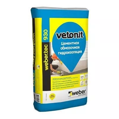 Смесь гидроизоляционная Weber vetonit тек. 930, 20 кг