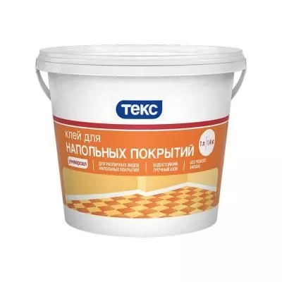 Клей для напольных покрытий ТЕКС, Универсал (1,4 кг) Клей для напольных покрытий ТЕКС, Универсал (1,4 кг)