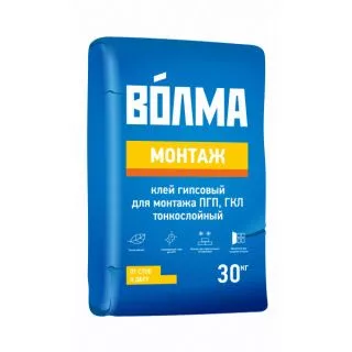 Волма Монтаж гипсовый клей 30 кг Волма Монтаж гипсовый клей 30 кг
