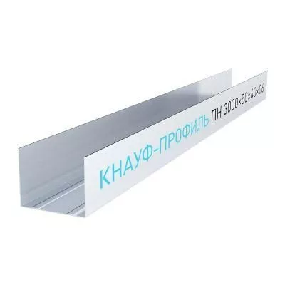 Профиль направляющий Knauf ПН-2 50х40, 3 м Профиль направляющий Knauf ПН-2 50х40, 3 м