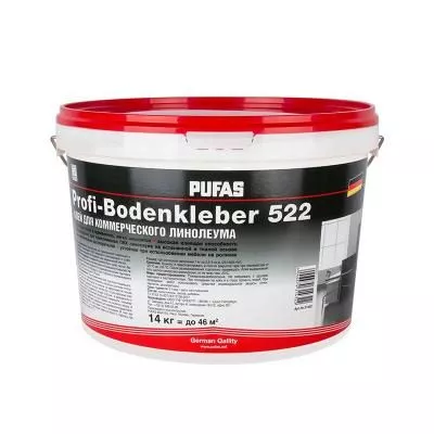 Клей для напольных покрытий Pufas Profi-Bodenkleber 522 (14 кг) Клей для напольных покрытий Pufas Profi-Bodenkleber 522 (14 кг)