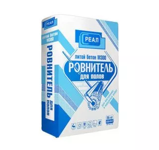 Ровнитель для пола Литой бетон М300 РЕАЛ (25кг)