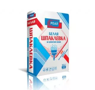 Шпаклевка белая РЕАЛ (20кг)