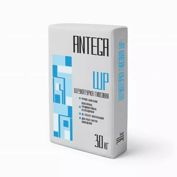 Штукатурка гипсовая"ANTEGA" ШР 30 кг. 